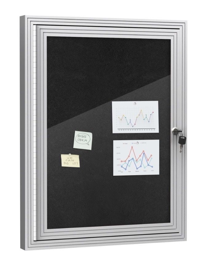 Mifuro 26x20, Enclosed Bulletin Board, Outdoor Lockable Weather - Resistant