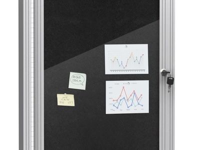 Mifuro 26x20, Enclosed Bulletin Board, Outdoor Lockable Weather - Resistant