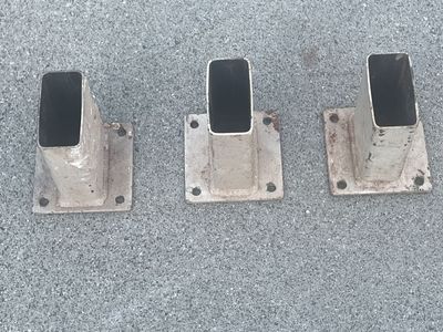 2x4 Temporary railing brackets