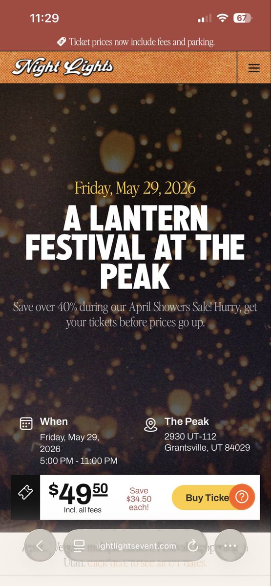 Lantern Festival Tickets