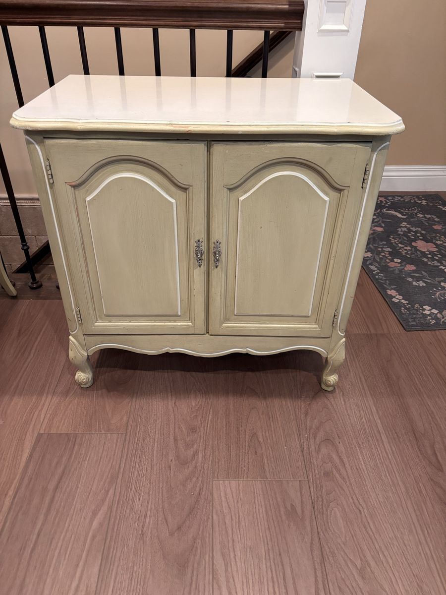 French Provincial Vintage Accent Cabinet