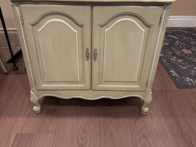 French Provincial Vintage Accent Cabinet