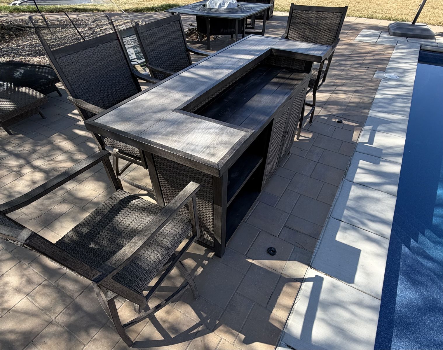 Counter Height Patio set