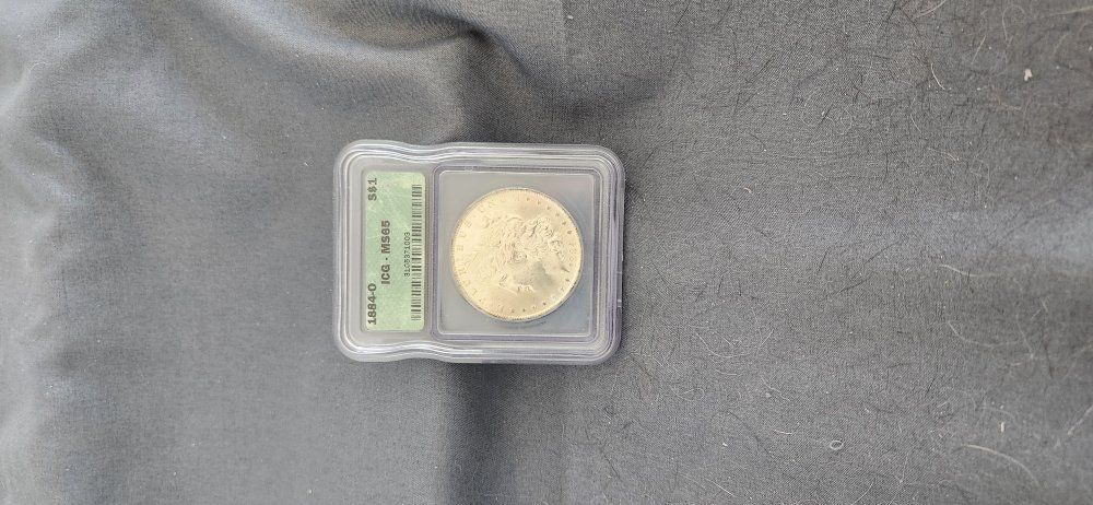 Silver 1884 O Morgan Dollar MS 65