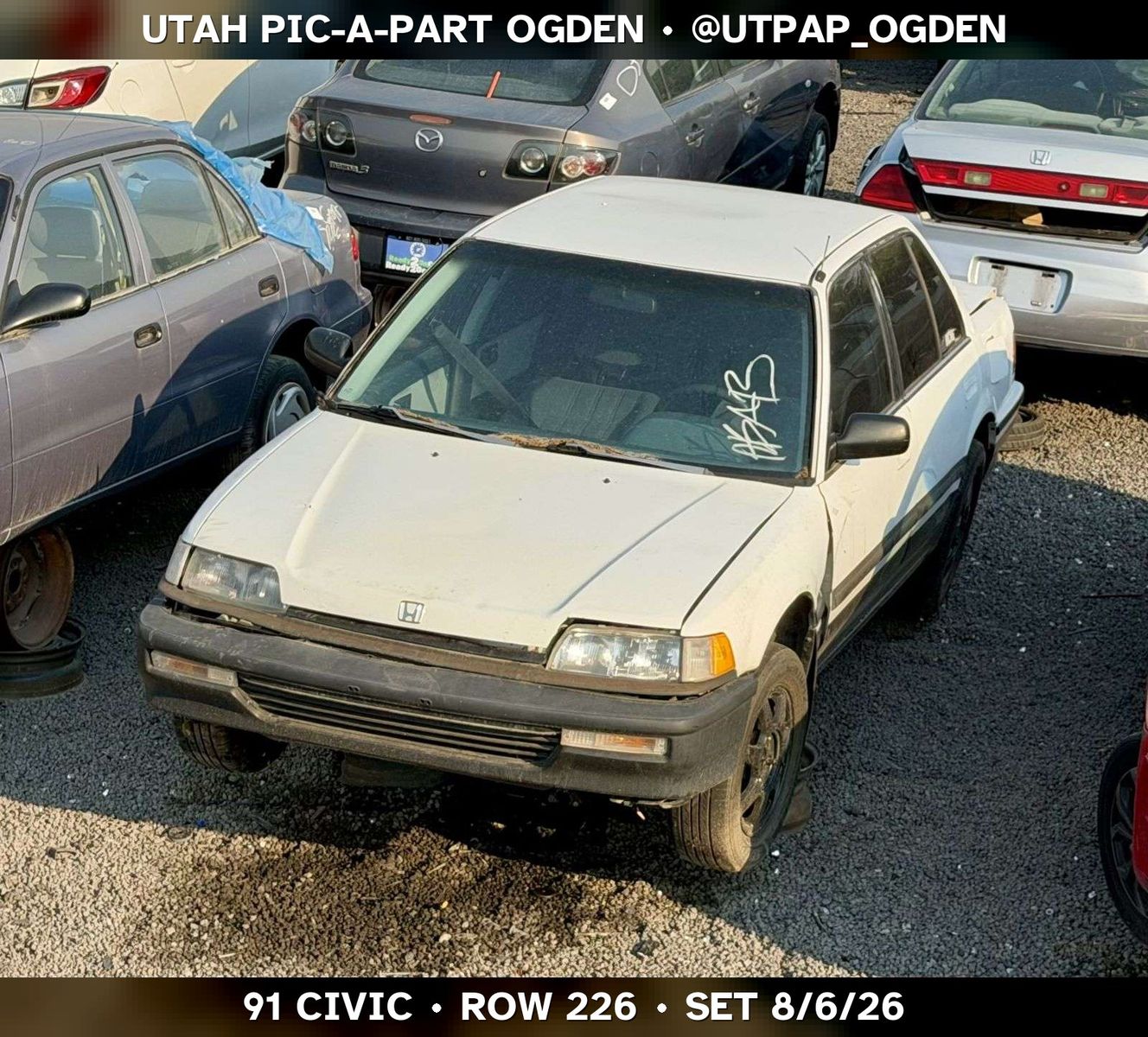Just In! 1991 Honda Civic ED Parts - UTPAP Ogden