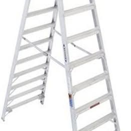 Werner PT310 300-Pound Duty Rating Twin Step Aluminum Stockr's Ladder, 10-Foot