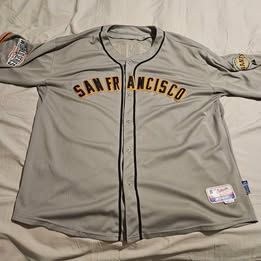 Hunter Pence San Francisco Giants Majestic Official 2014 World Series Jersey