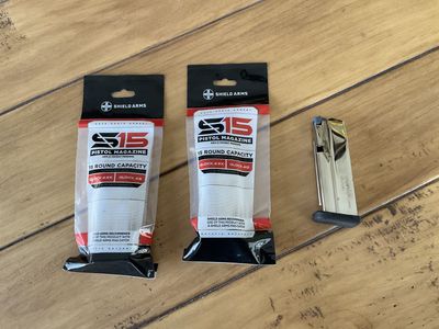 Shield 15 round mags for Glock 43x / 48