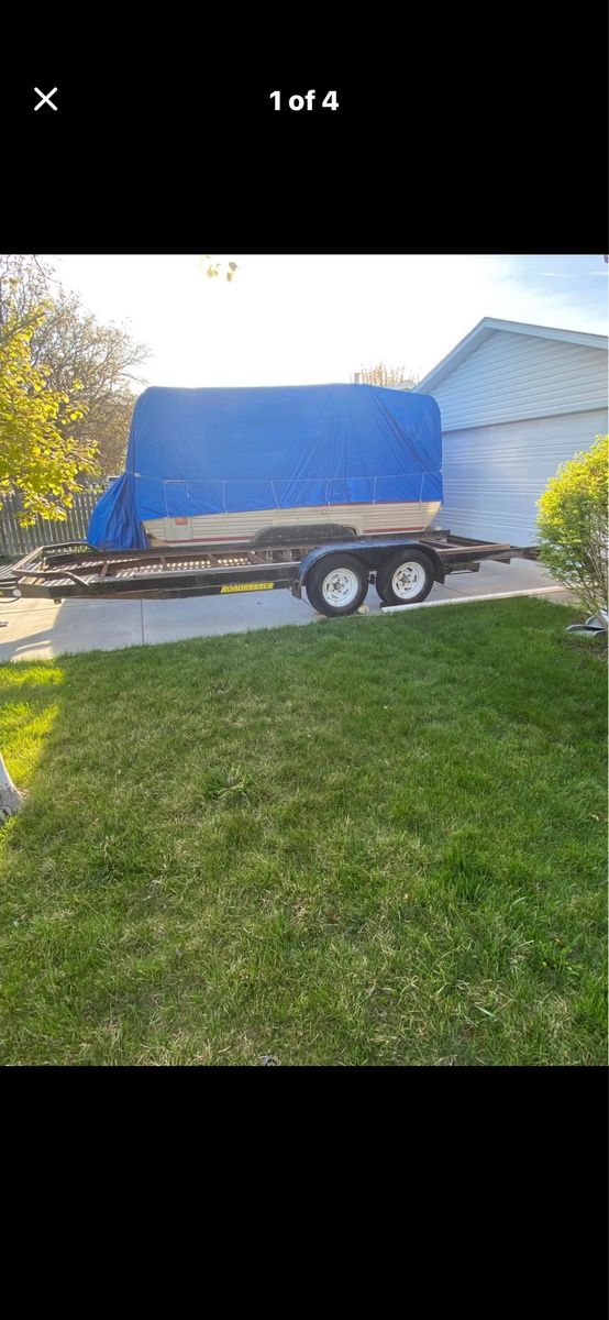 Big Tex car hauler flat bed.