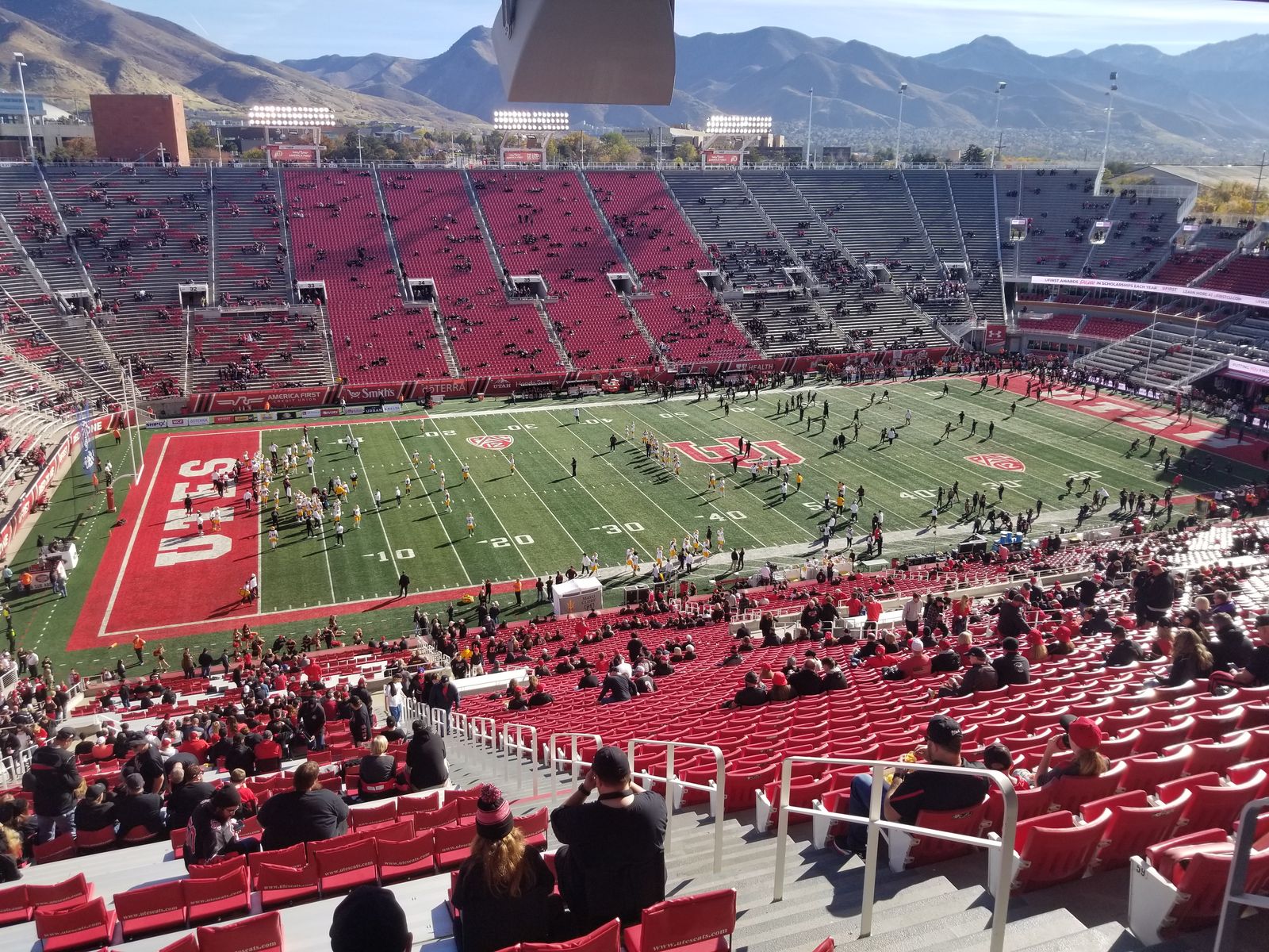 Utah Utes Football Season Tickets, W15 (sideline), Row 63, up to 6 seats