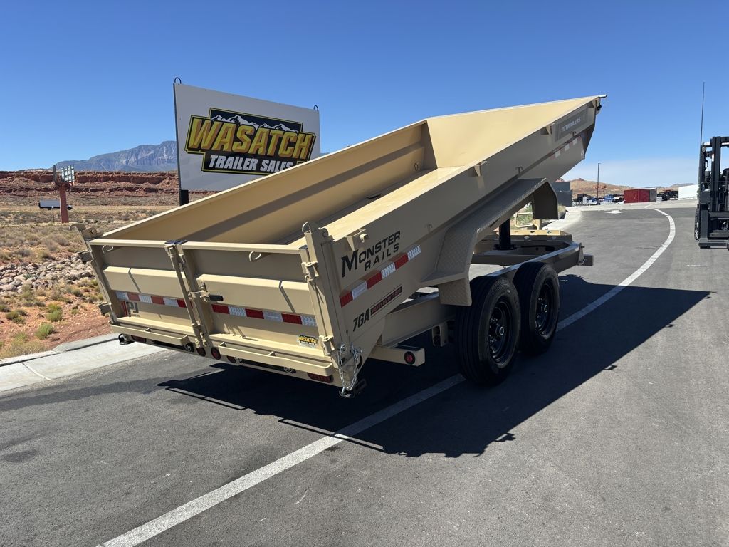 2027 PJ Trailers Desert Tan 7x16 Heavy Duty Telesc