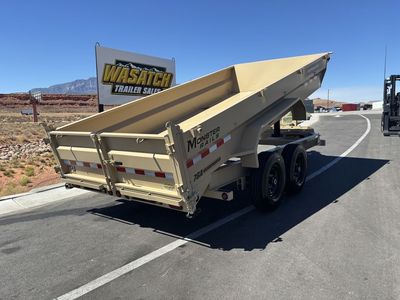 2027 PJ Trailers Desert Tan 7x16 Heavy Duty Telesc
