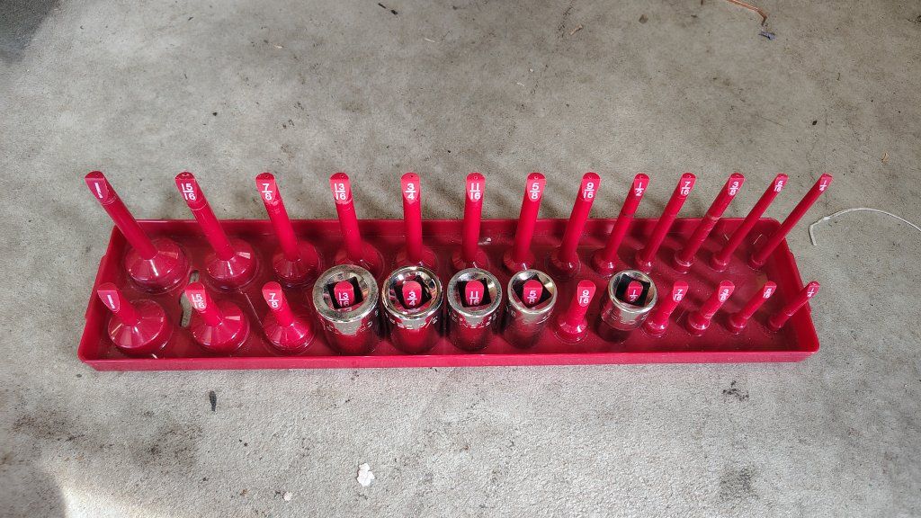 Craftsman 1/2" Drive 6pt SAE Sockets