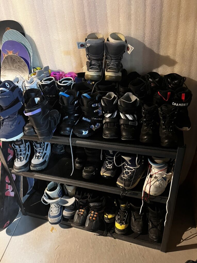 Kids snowboarding, Boots, Size 1 To Size 6