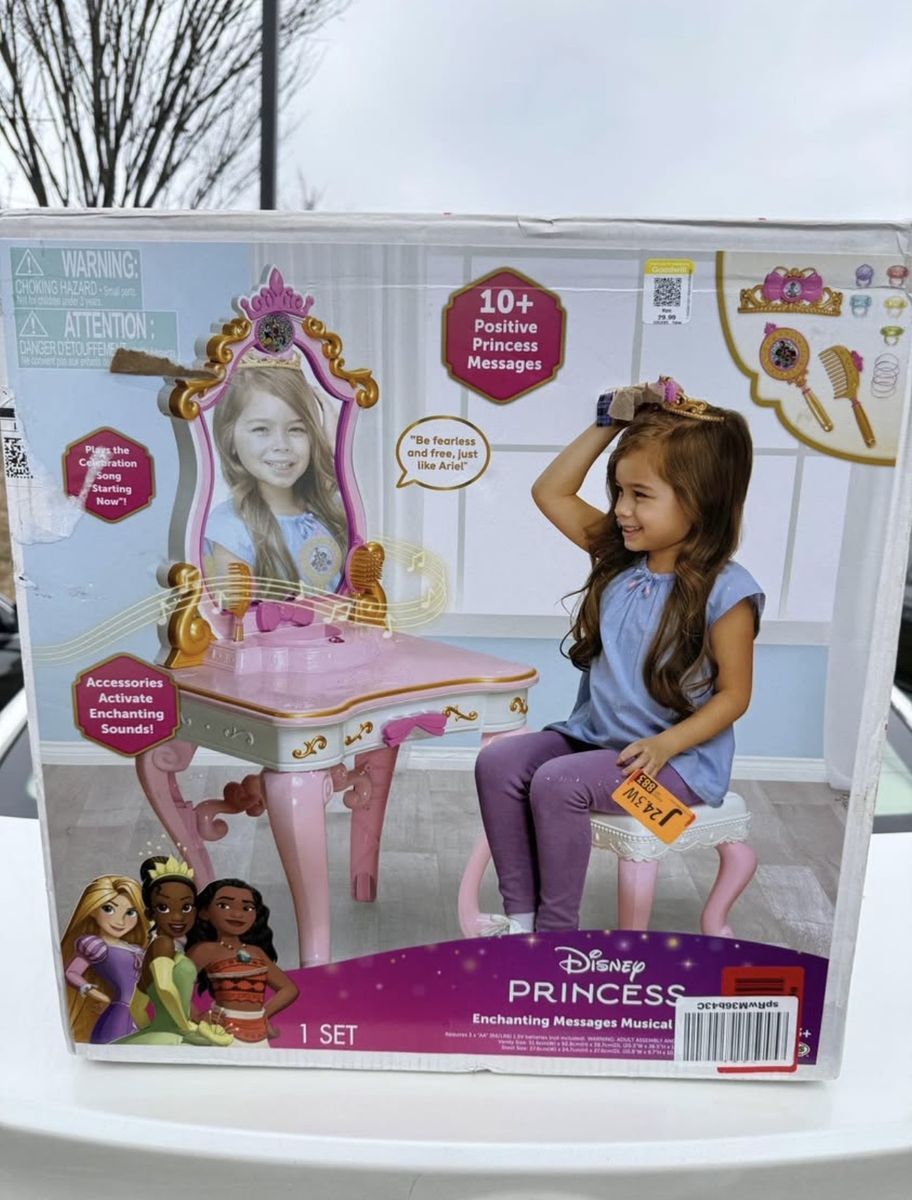 This is a Disney Princess Enchanting Messages Musical Vanity. Retired