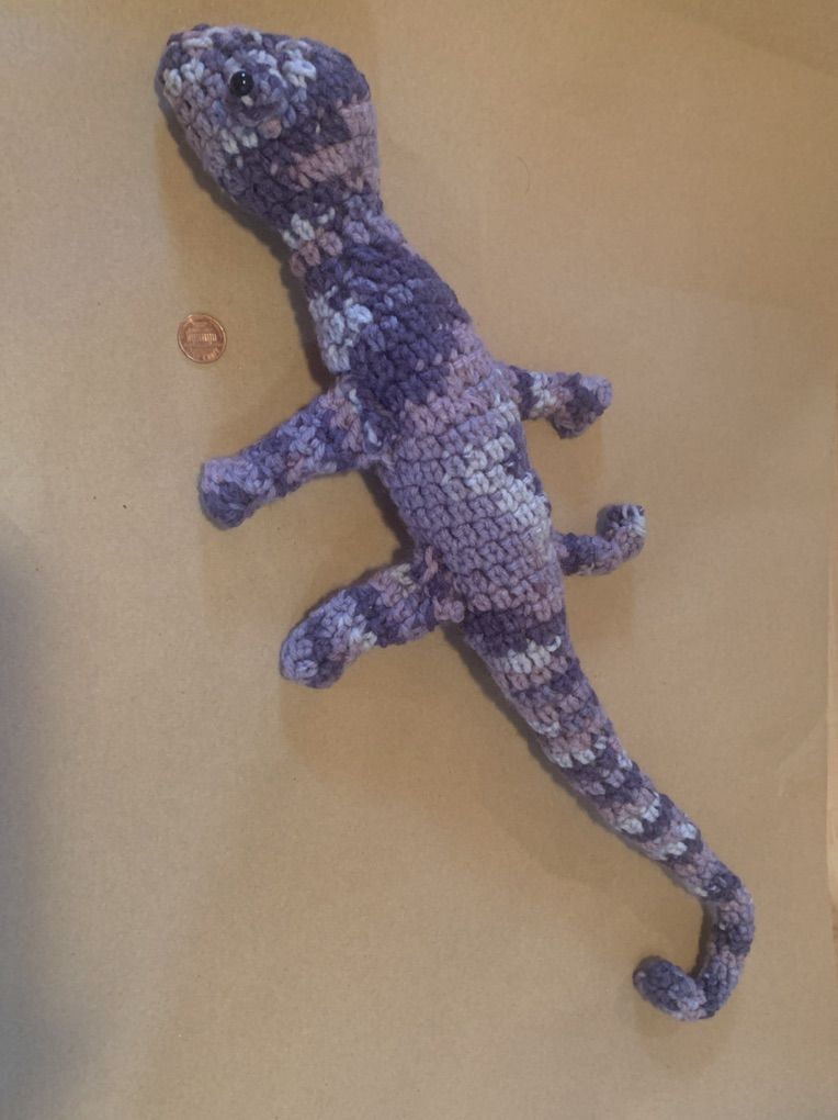 Crochet Chameleon $10