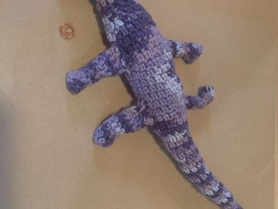 Crochet Chameleon $10