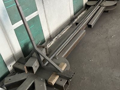 Homemade Spider style 10 ton 4-clam Industrial Steel Frame Straightener