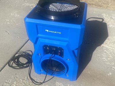 MOUNTO Air Purifier Negative Air Scrubber with Duct Hose