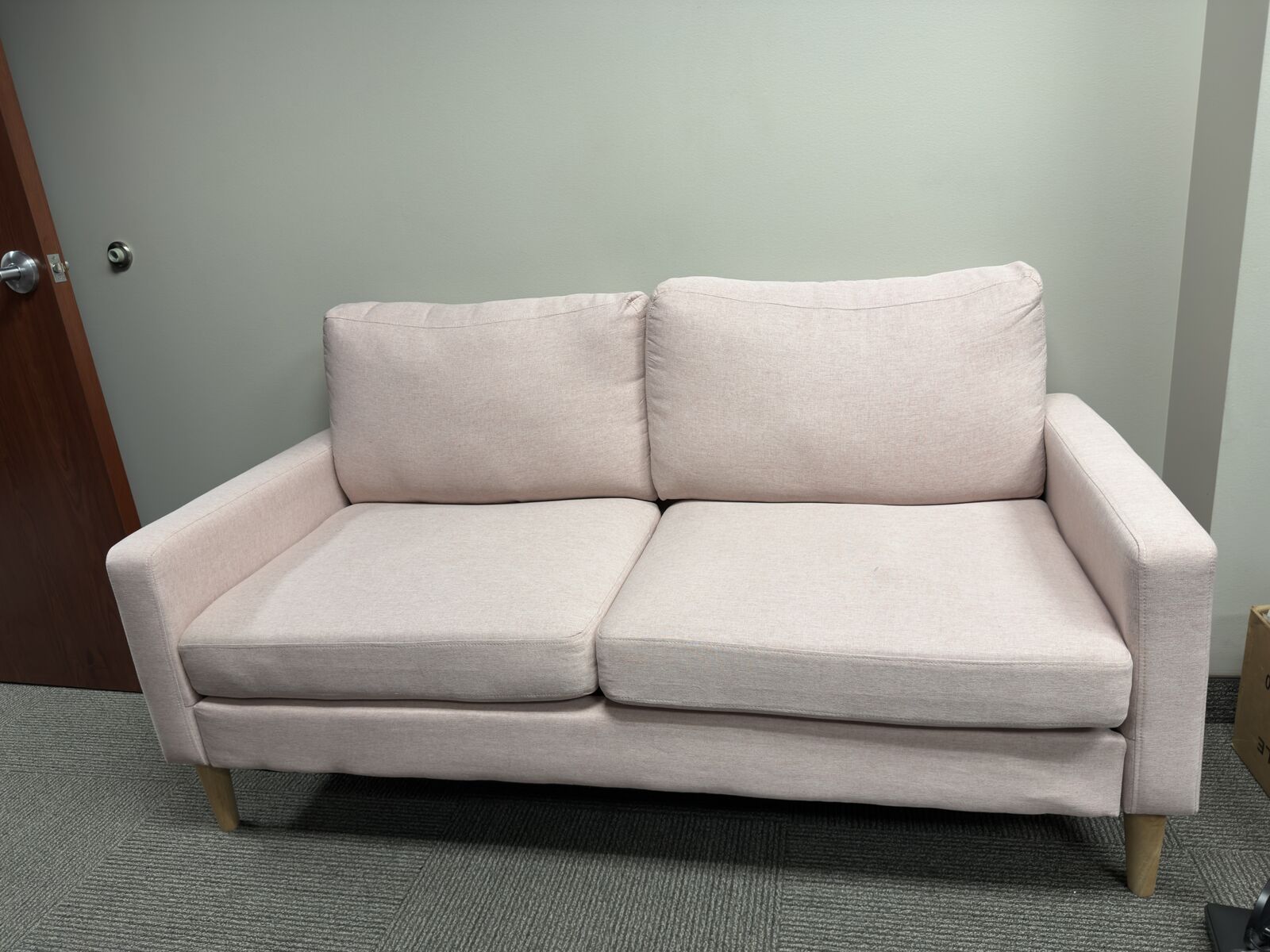 LIKE NEW CUTE PINK COUCH