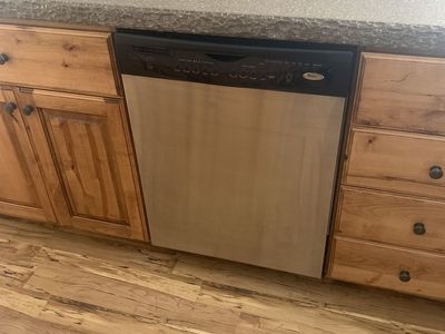 Appliances, refrigerator, stove (electric), and dishwasher