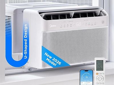 Midea 6,000 BTU U-Shape Smart Window AC