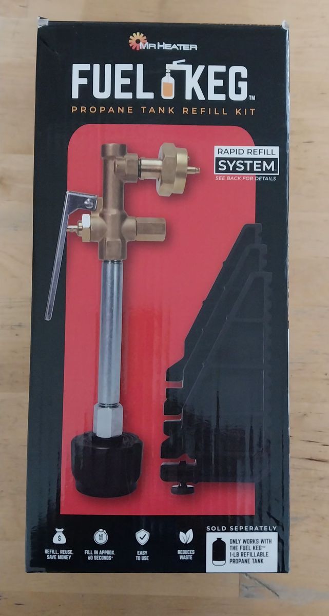 Mr heater Fuel keg propane tank refill system