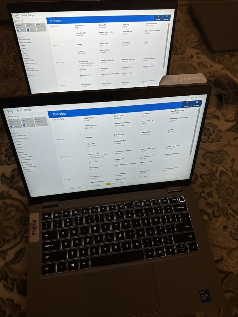 Dell Touch Laptop i7 Core 11th Gen 16 GB RAM SSD