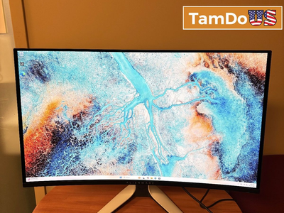 Alienware AW3225QF 31.6" QD-OLED Curved 4K 240Hz .03ms G-SYNC Gaming Monitor HDR