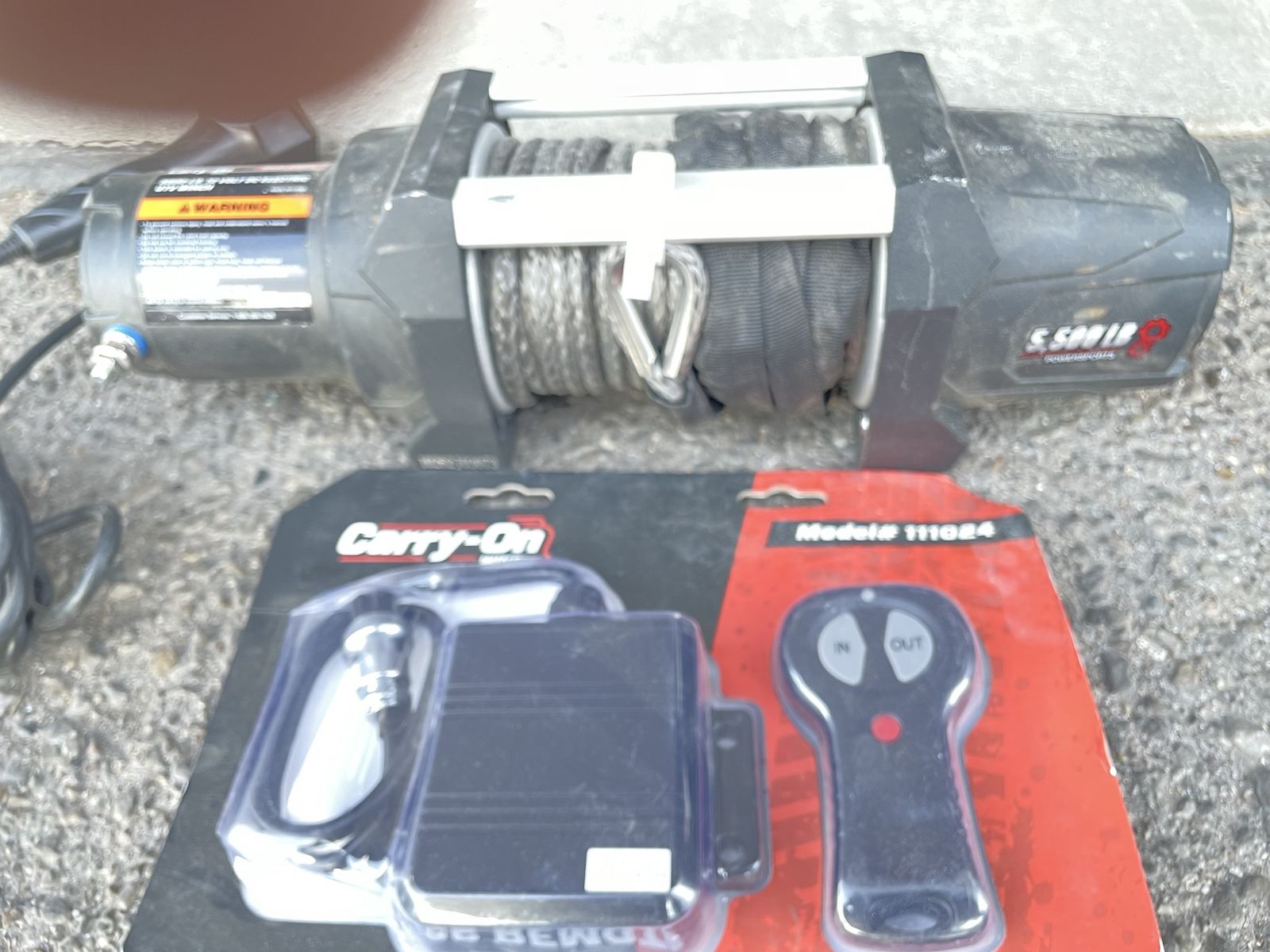 Superwinch 5500lb ATV/UTV Winch with Carry-On Wireless Remote - Model 111024