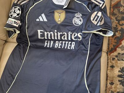 Real Madrid Away Mbappe #10 Soccer Jersey Medium