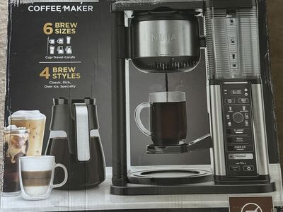 Ninja Specialty Coffee Maker with Glass Carafe - 6 Brew Sizes, 4 Brew Styles, Built-in Frother