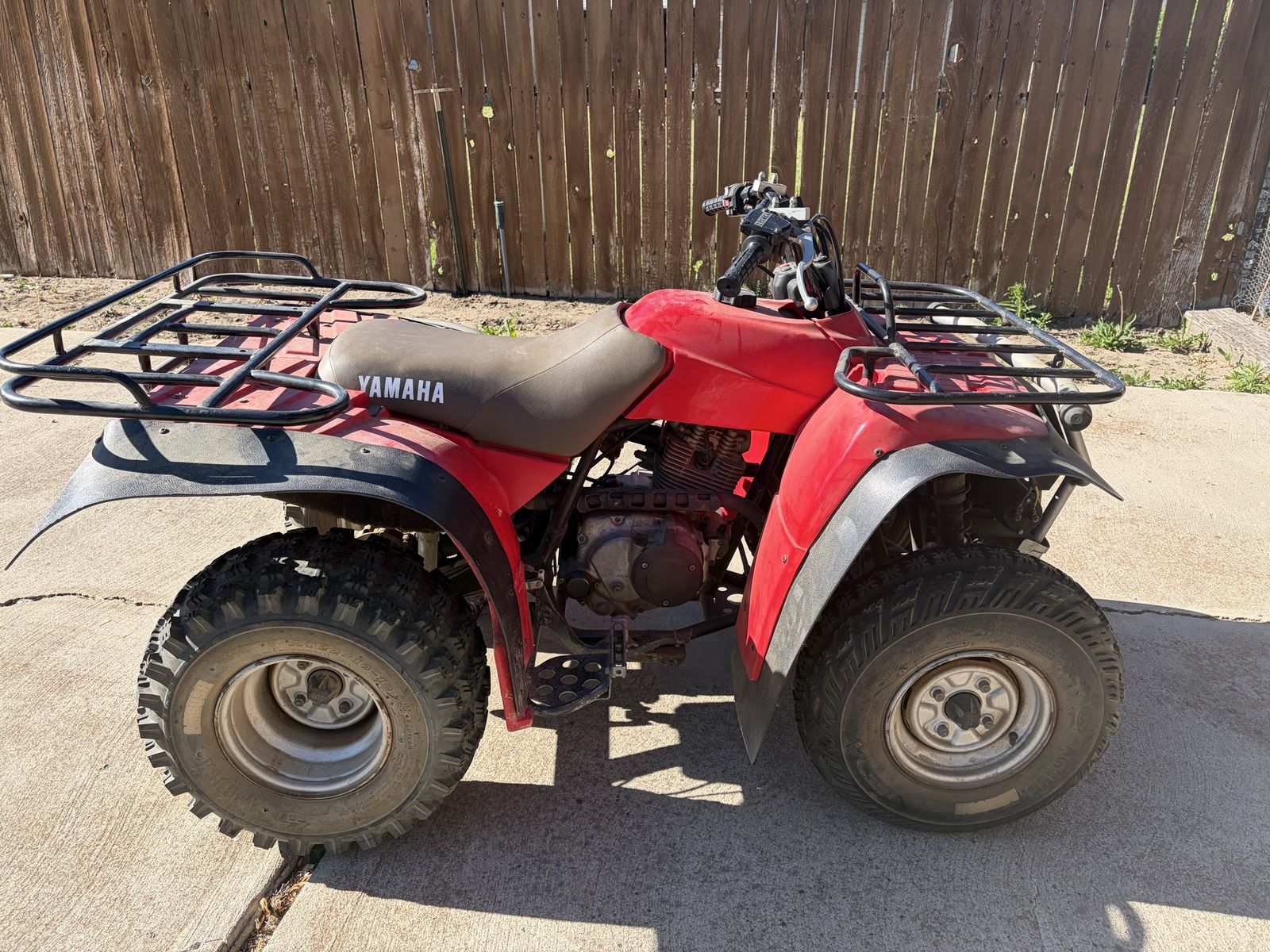 Yamaha Timber Wolf 1998 Red ATV Quad - Wench, Runs Great! Fun for all ages! Rancher Farm Hunting Fishing