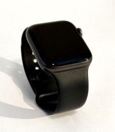 Black Apple Watch with Black Band
