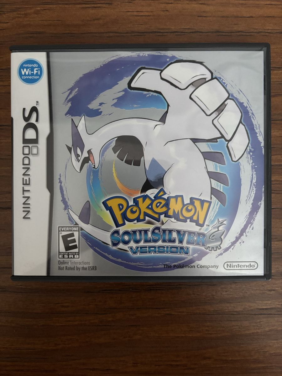 Pokemon SoulSilver Version Nintendo DS Game Cartridge - Authentic, Excellent Condition