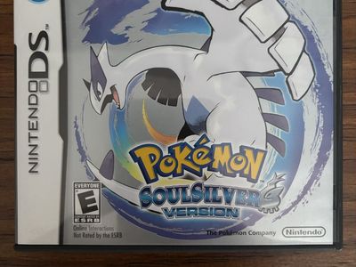Pokemon SoulSilver Version Nintendo DS Game Cartridge - Authentic, Excellent Condition
