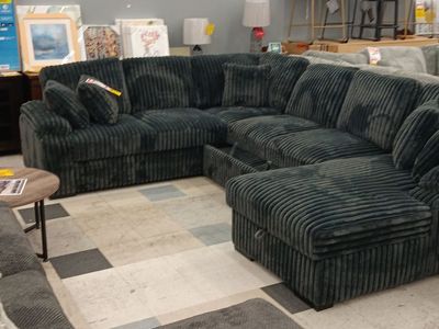 beautiful sectional with pop-up