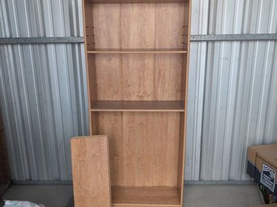Wood Bookcase / Shelving Unit - Adjustable Shelves
