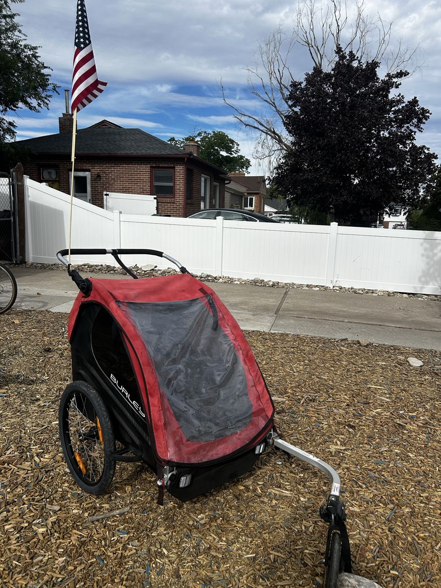 Burley Honey Bee 2 seat bike trailer/stroller