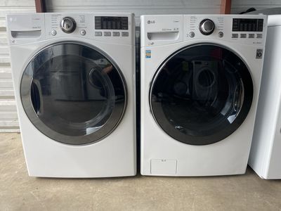 LG Steam Washer And Gas Dryer