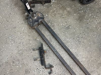 Weight Distribution Trailer Hitch System with Sway Control Bars