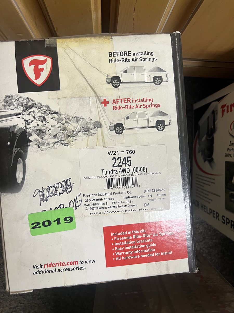 Firestone Ride-Rite #2245 Rear Kit
