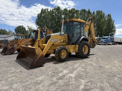 John Deere 410G Backhoe Loader - Heavy Duty Industrial Equipment