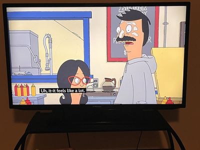 Samsung Smart TV ( ) - Black Flat Screen