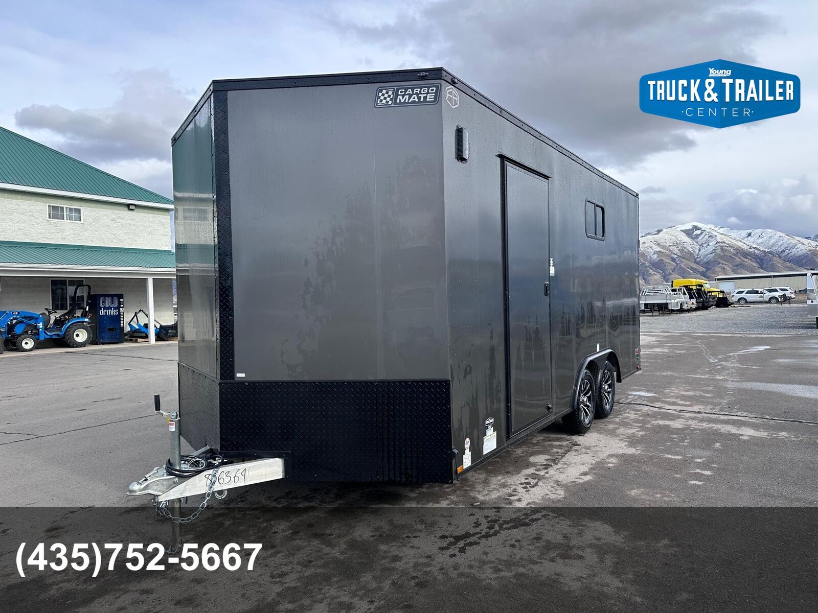2026 Cargo Mate Redline 8.5X18 Aluminum Cargo Trailer