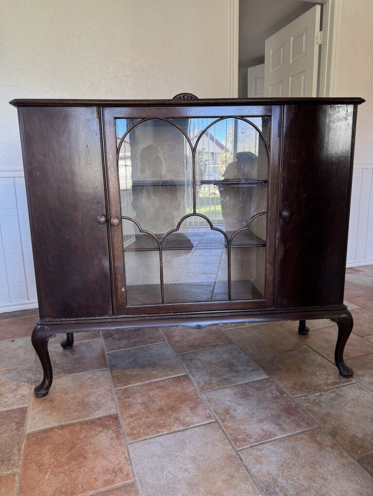 Antique Curio Sideboard Buffet