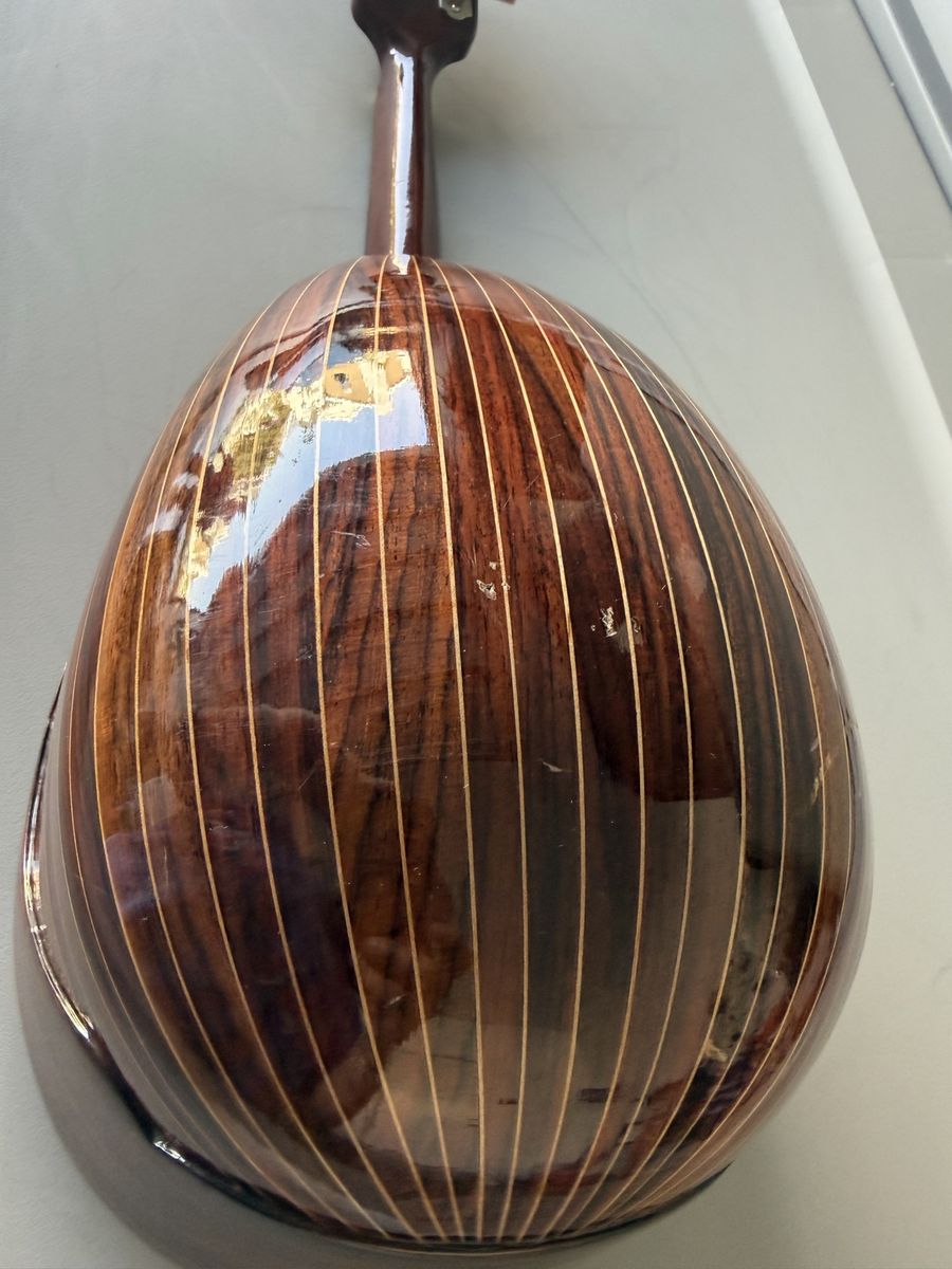 Vintage Bowlback Mandolin 8-String Neapolitan Style Acoustic Instrument