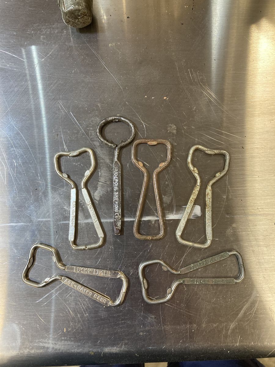 Vintage beer bottle openers