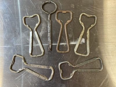 Vintage beer bottle openers