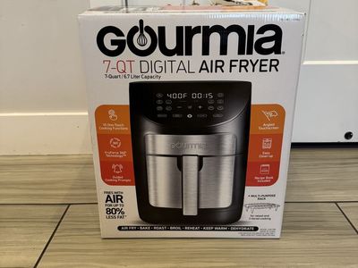 Gourmia 7-Qt. Digital Air Fryer with FryForce 360 Technology, 10-One-Touch Functions